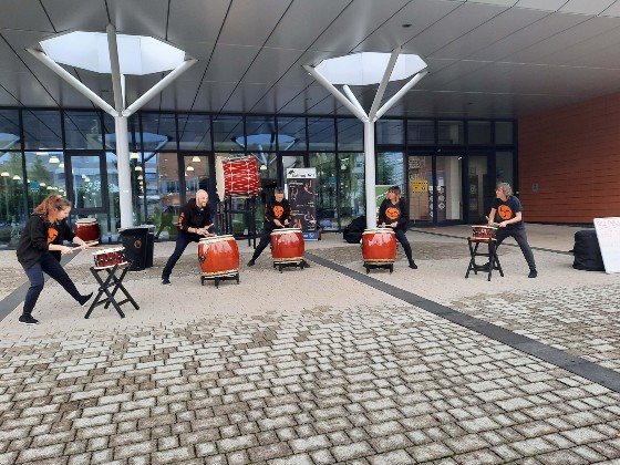 Taiko - outside Food Village 2 smaller file