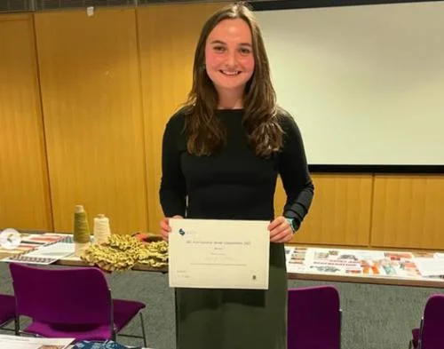 Regional competition win for Textile Design student
