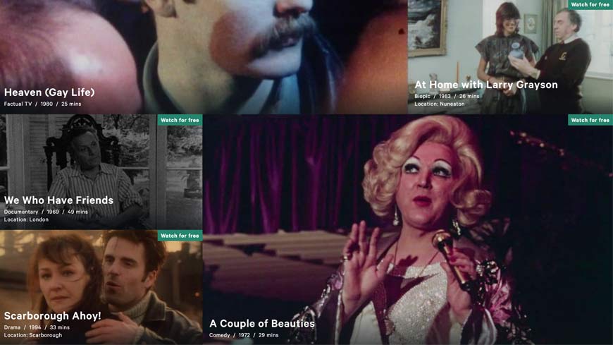 A selection of films available on BFI player