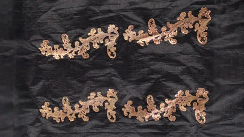 Electroforming for metallised embellishment on textiles