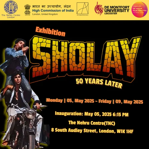 Exhibition at London's Nehru Centre marks 50th anniversary of Indian epic Sholay