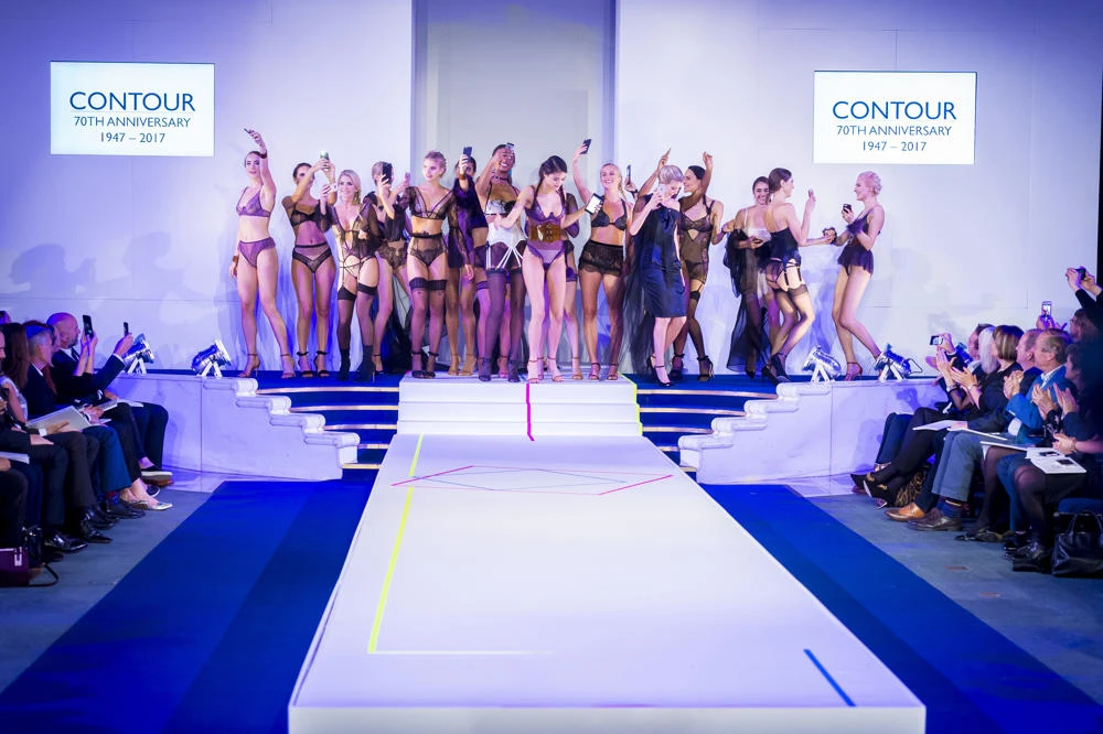 Images from the 2017 catwalk show at Freemasons’ Hall in London. ©DMU.