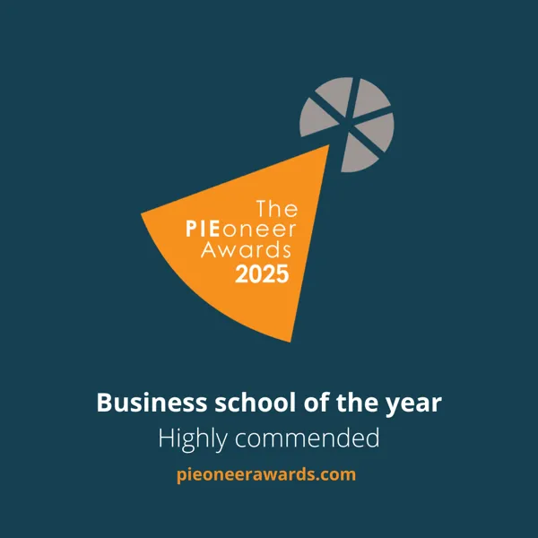 Highly Commended distinction in the Business School of the Year category