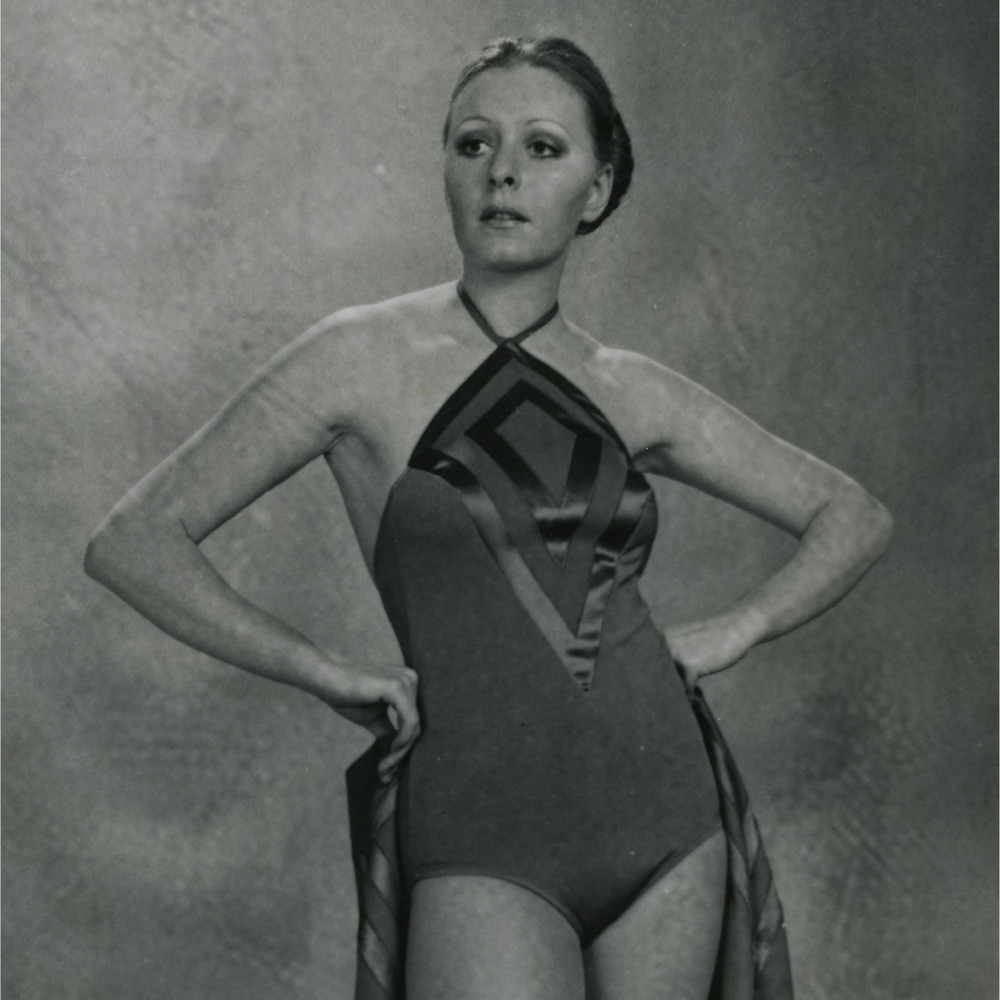 Student swimwear design, 1974. ©DMU Special Collections and Archive.