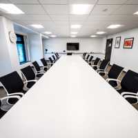 Boardroom style meeting room