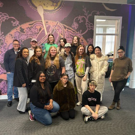 Student organisers of the Cultural eXchanges festival that was one of the highlights of 2024