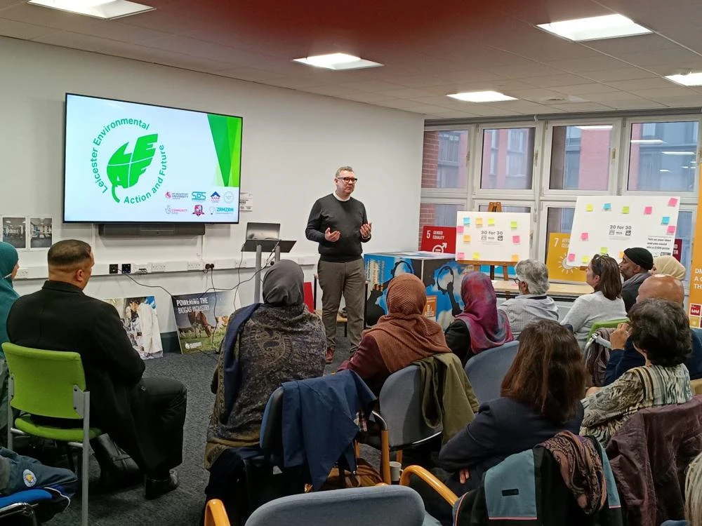 The launch of the LEAF climate adaption project at DMU earlier in 2025