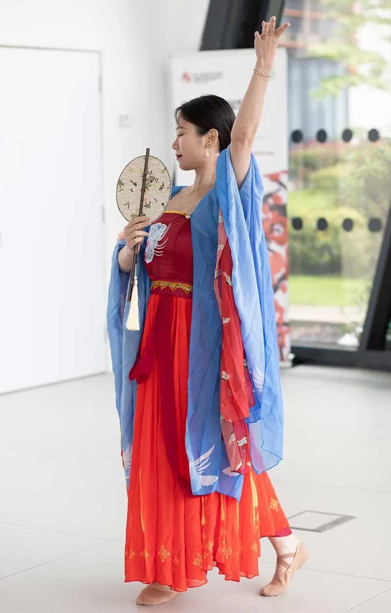 Lion dance and performances