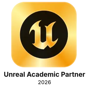 Unreal Academic Partner gold logo 2026