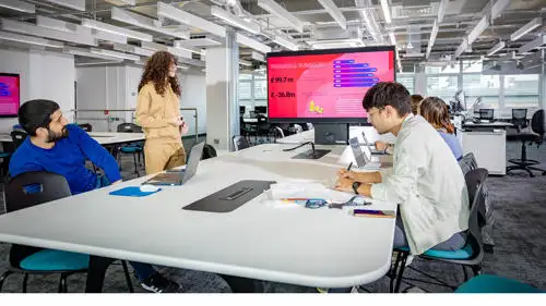 Students in computing facility