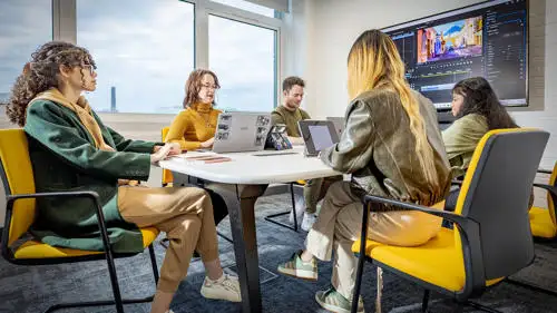 Students in computing facility