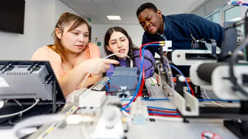 Students in computing facility