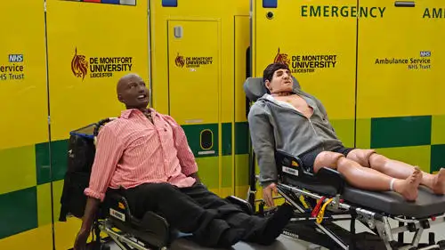 Advanced patient simulators with voice, palpable pulses, recordable blood pressure, breath/heart sounds, IM and IV access points