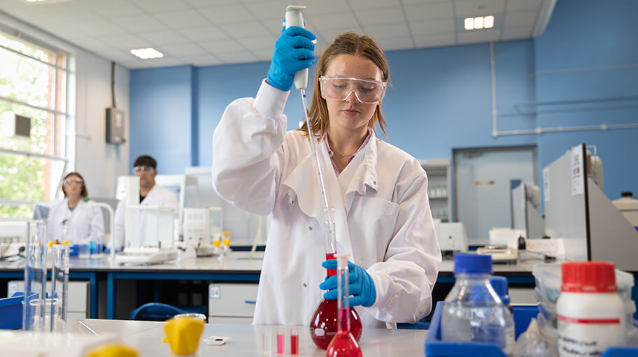 Our industry standard laboratory spaces help our students develop practical skills in all aspects of pharmaceutical sciences.