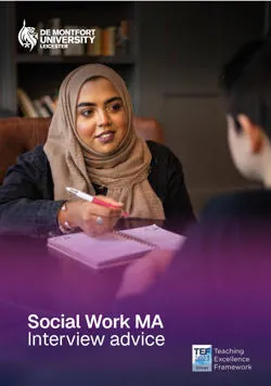 Social Work MA interview guide