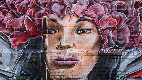 A photo of some street art